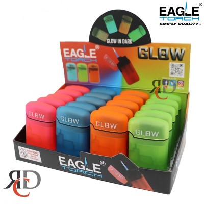 EAGLE TORCH GLOW IN DARK SQUARE TORCH 20CT/PACK